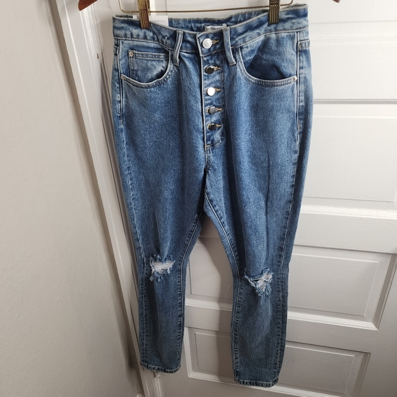 WeWoreWhat Denim - NEW We Wore What The Danielle Jeans High Rise Straight 27
